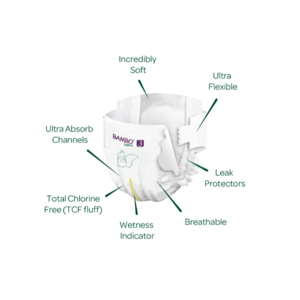 Tape Diapers Medium Size - 28 Pieces