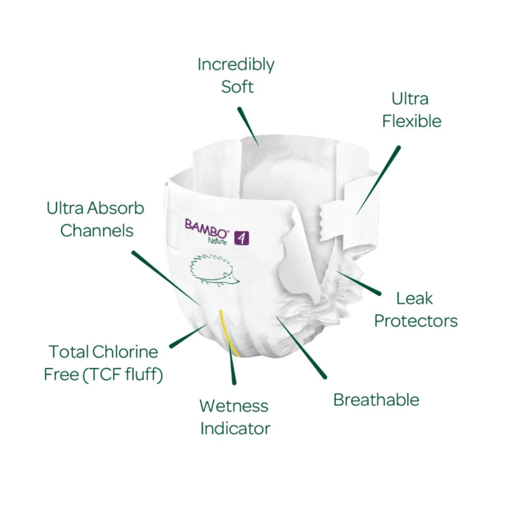 Skin Friendly Tape Diapers - Monthly Box - Size 4