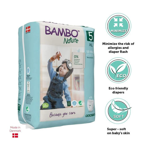 Skin Friendly Pant Style Diapers - Monthly Box - Size 5