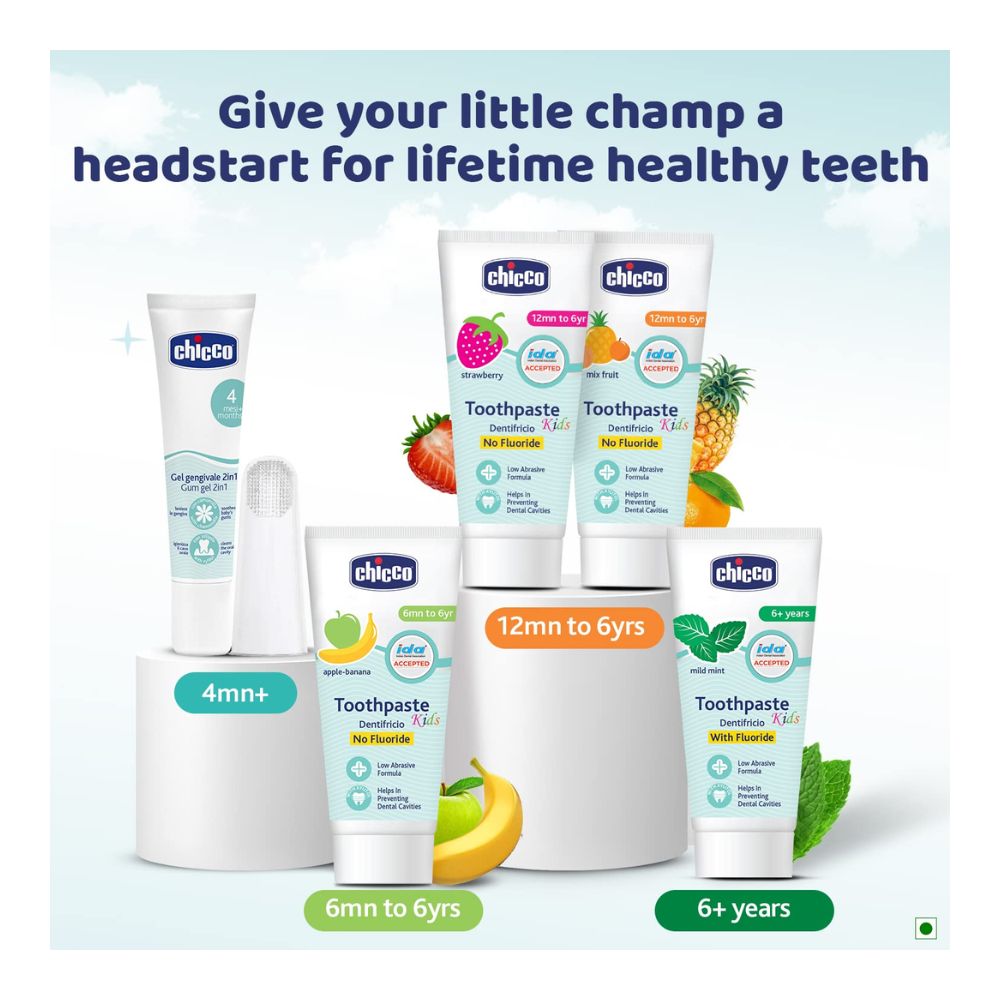 Tooth Paste Mix Fruit No Fluoride (1Y-6Y) (50G)