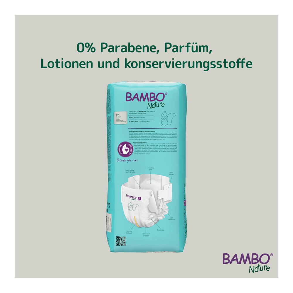 Tape Diapers Medium Size - 52 Pieces