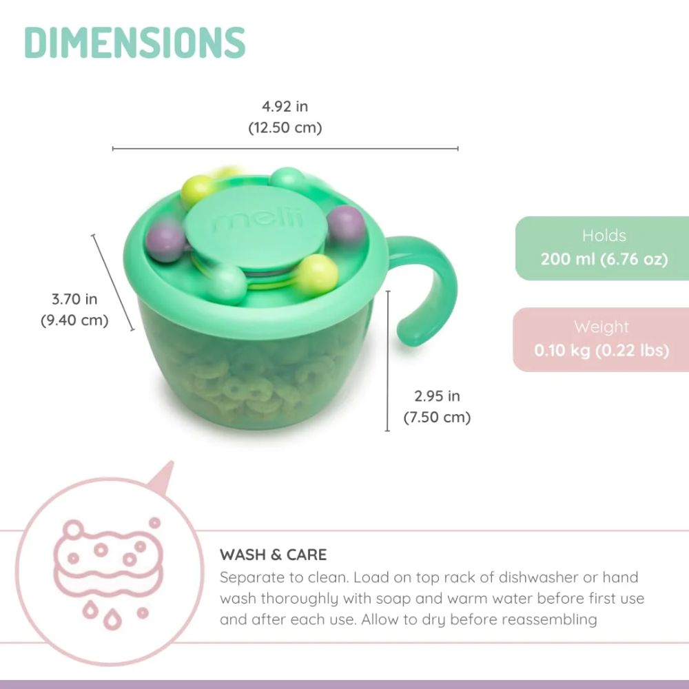 Snack Container Abacus- Mint