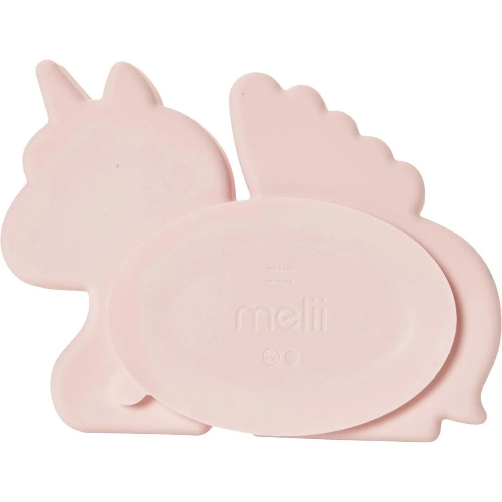 Silicone Divided Plate- Pink