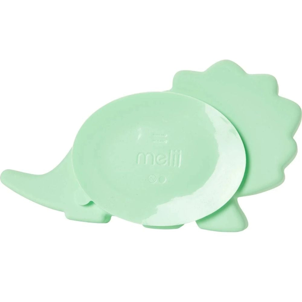 Silicone Divided Plate- Mint