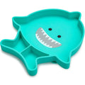 Silicone Divided Plate- Blue