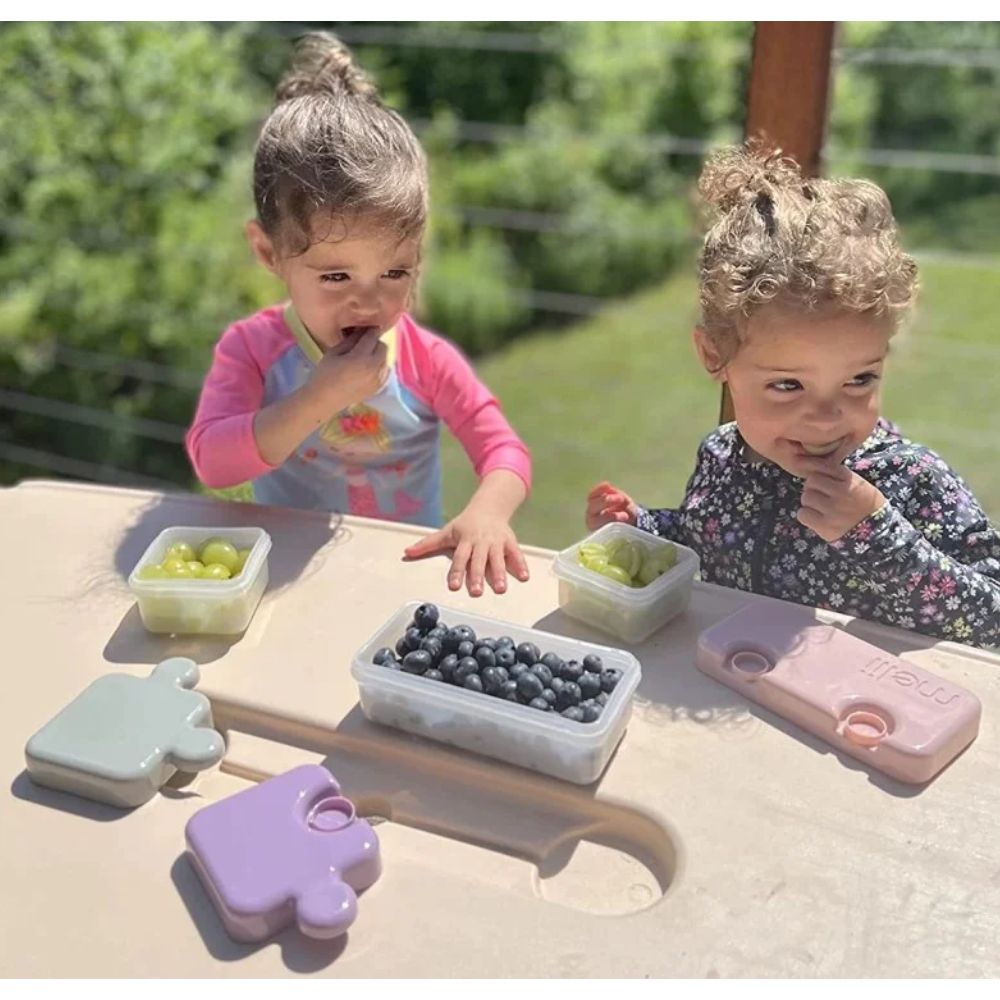 Puzzle Container- 1 pack Purple, Grey & Pink