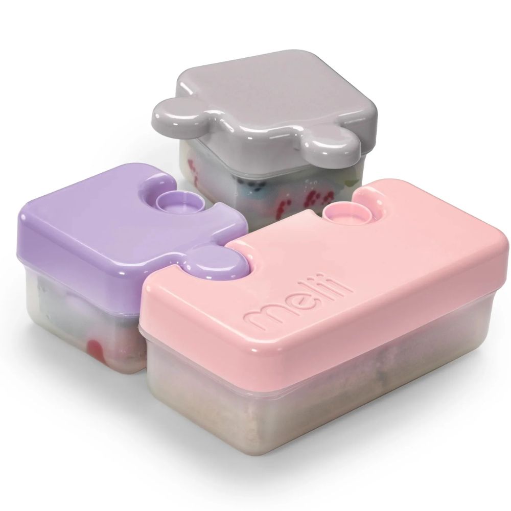 Puzzle Container- 1 pack Purple, Grey & Pink
