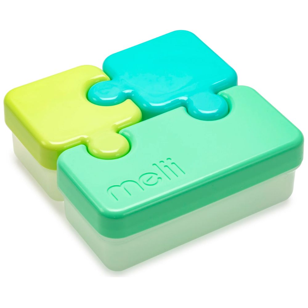 Puzzle Container- 1 pack Blue, Lime & Mint