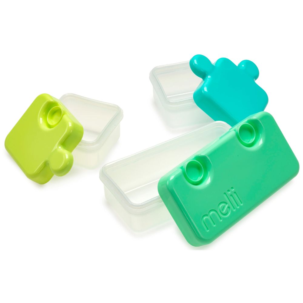 Puzzle Container- 1 pack Blue, Lime & Mint