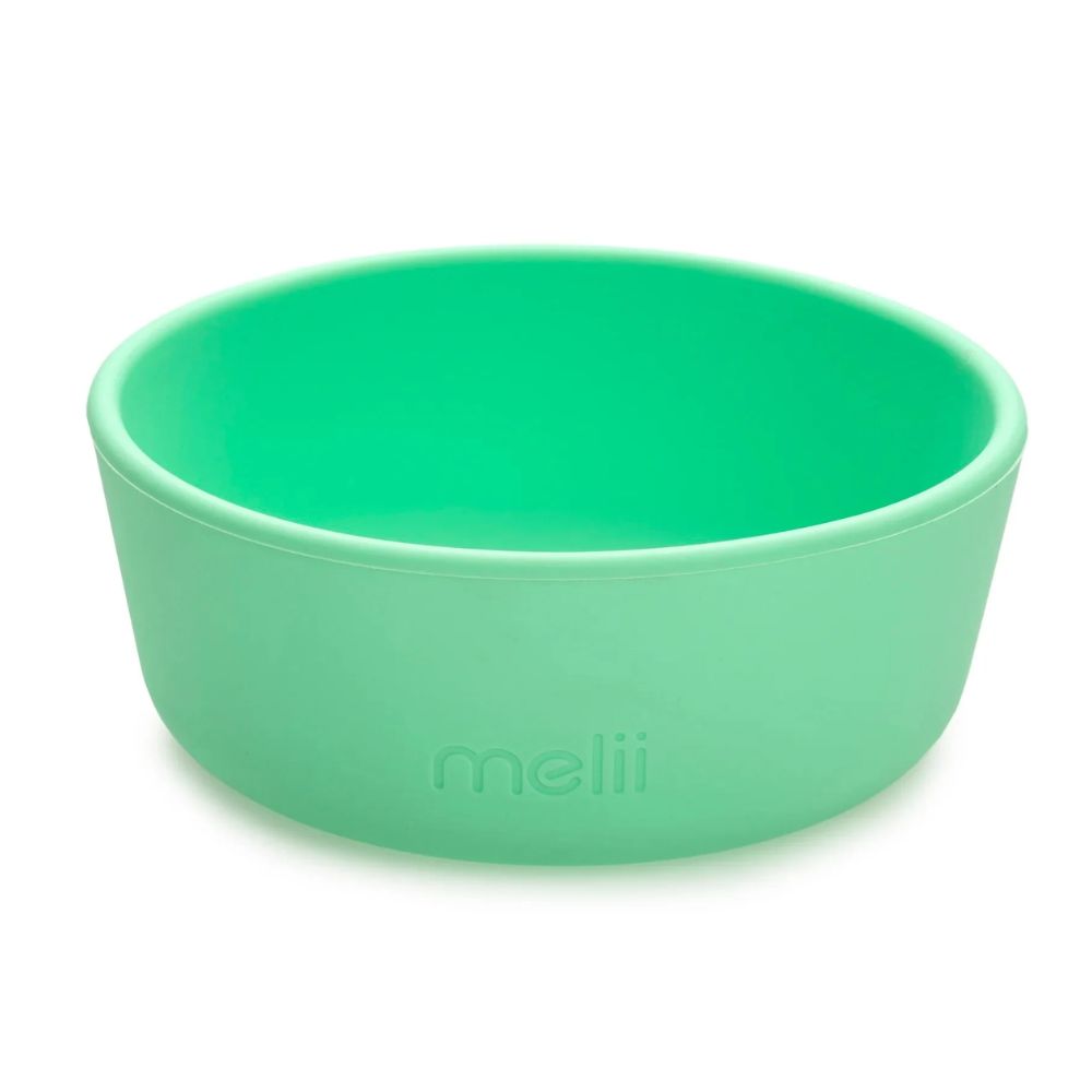 3 Piece Silicone Feeding Set Lime, mint, blue