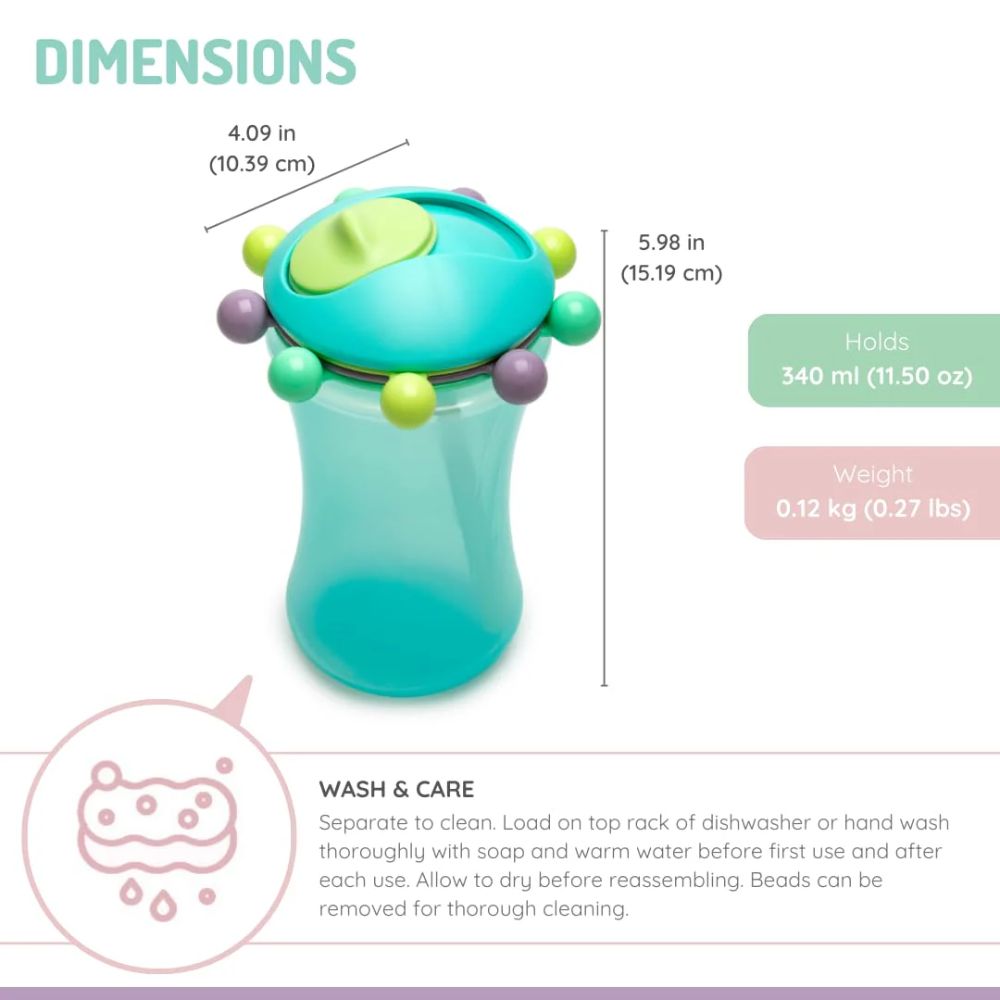 Sippy Cup- Abacus- 1 pack- Blue