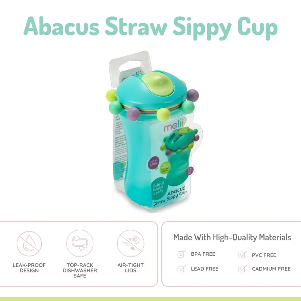 Sippy Cup- Abacus- 1 pack- Blue