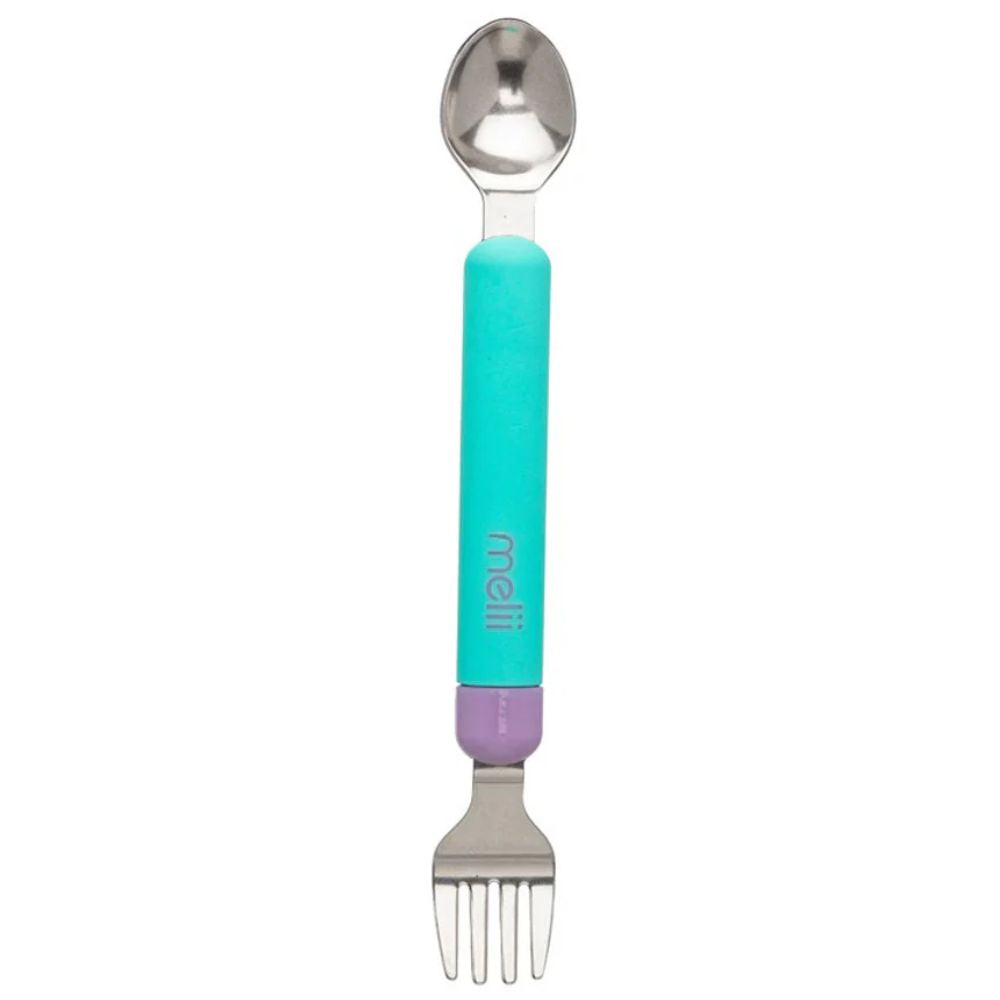 Spork On the Go With Case Blue & purple
