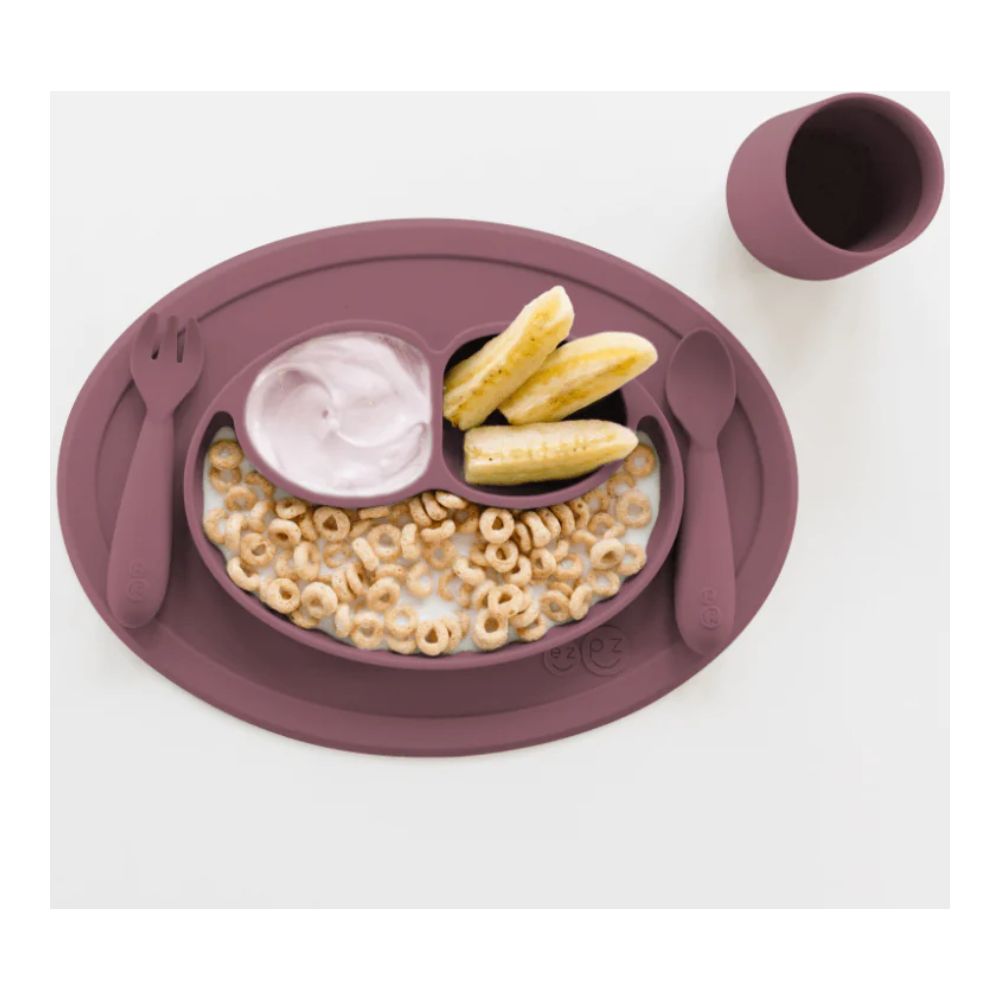 Mini Utensils for Toddlers (Spoon & Fork) - Blush