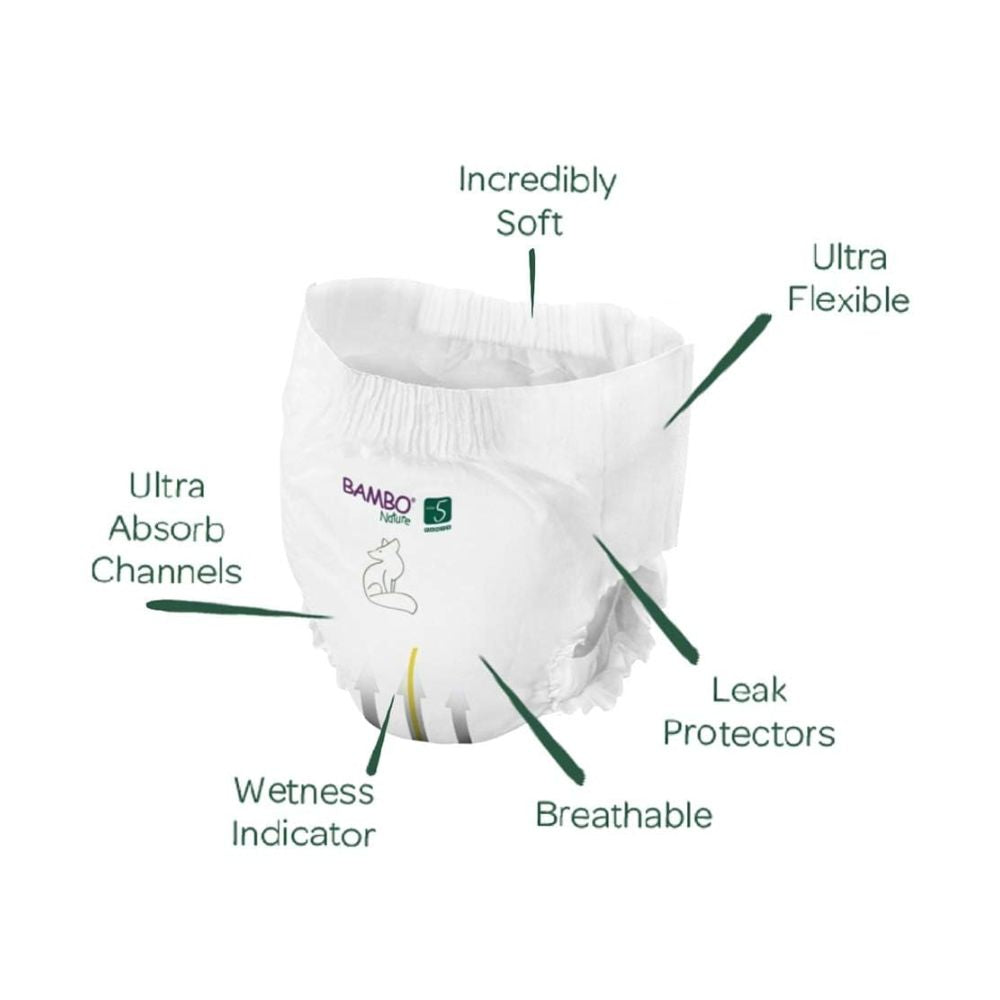 Skin Friendly Pant Style Diapers - Monthly Box - Size 5