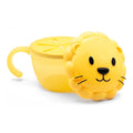 Snack Container with Finger Trap Lion- Yellow