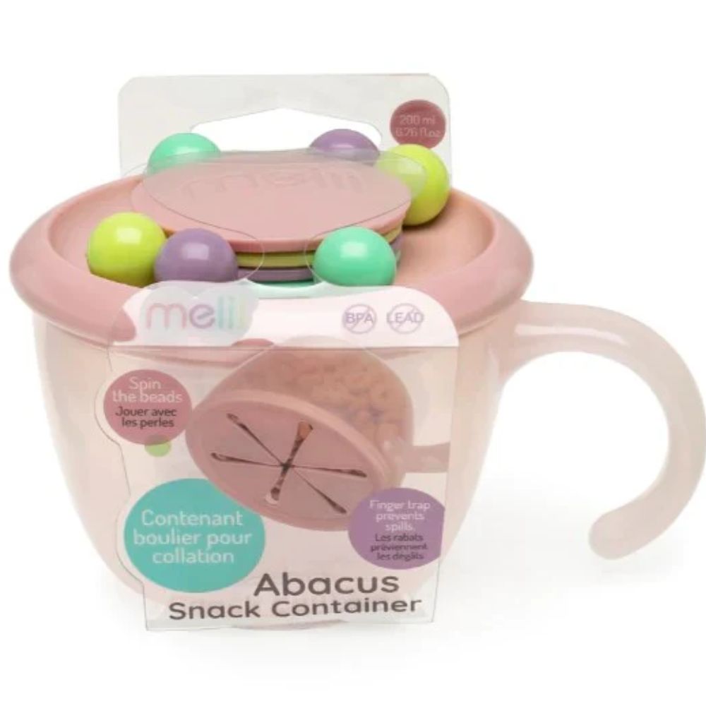 Snack Container Abacus- Pink