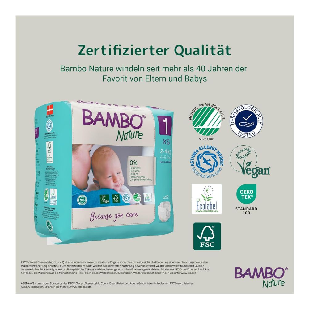 Tape Diapers XS Size - 22 Pieces