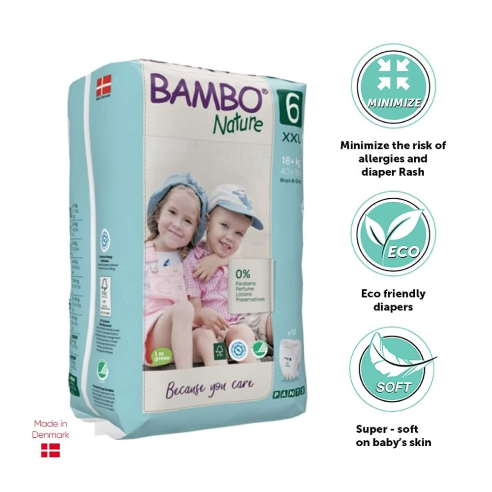 Skin Friendly Pant Style Diapers - Monthly Box - Size 6