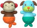 Bath Playthings Zoo Mix Match Flippers- Monkey-Dog