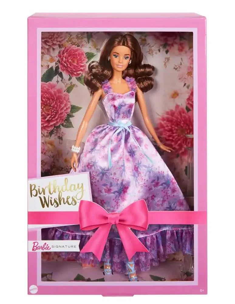 Barbie Signature Birthday Wishes Doll, Collectible in Satiny Lilac Dress