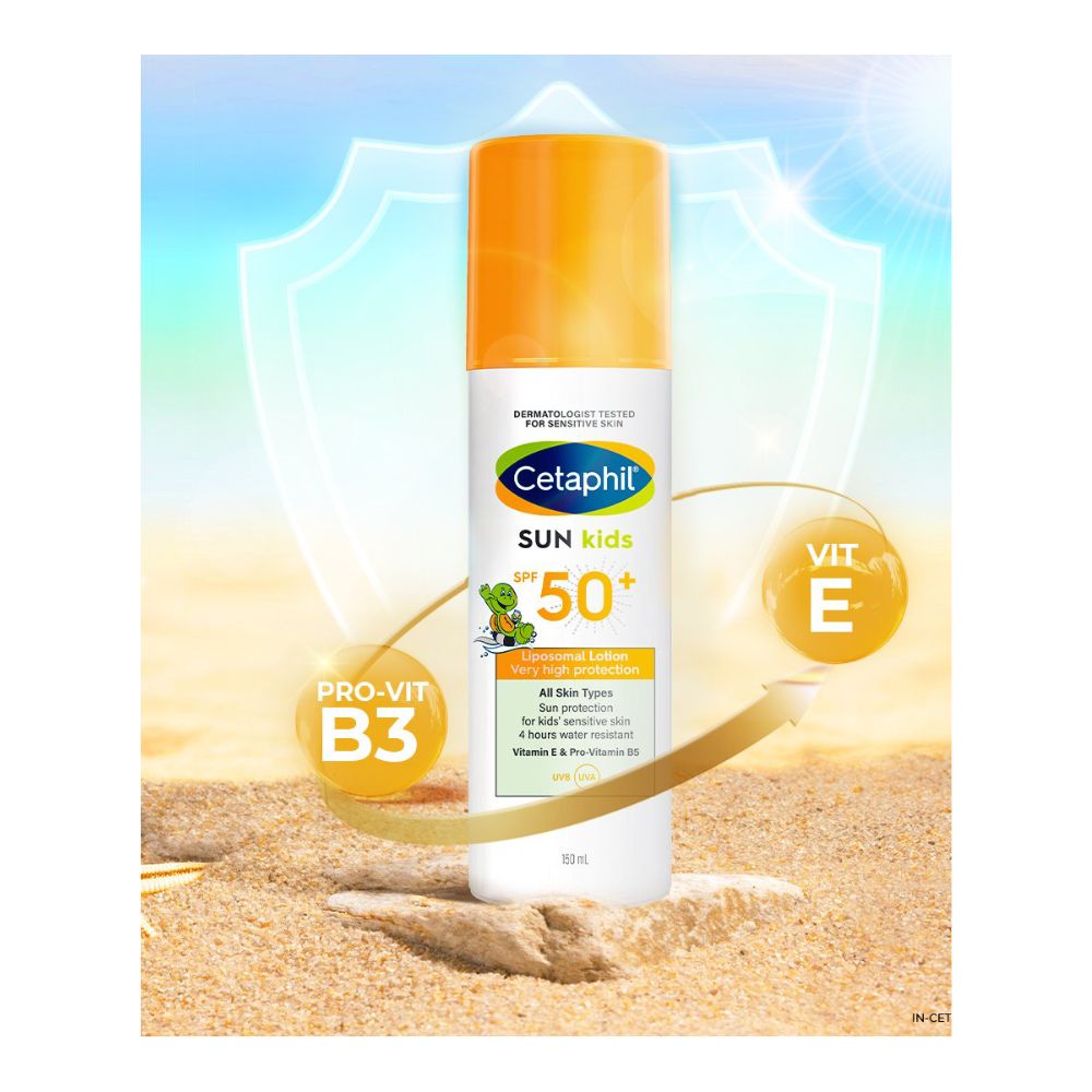 Cetaphil Sun Kids All Skin Type Liposomal Lotion SPF 50+ (150 Ml)