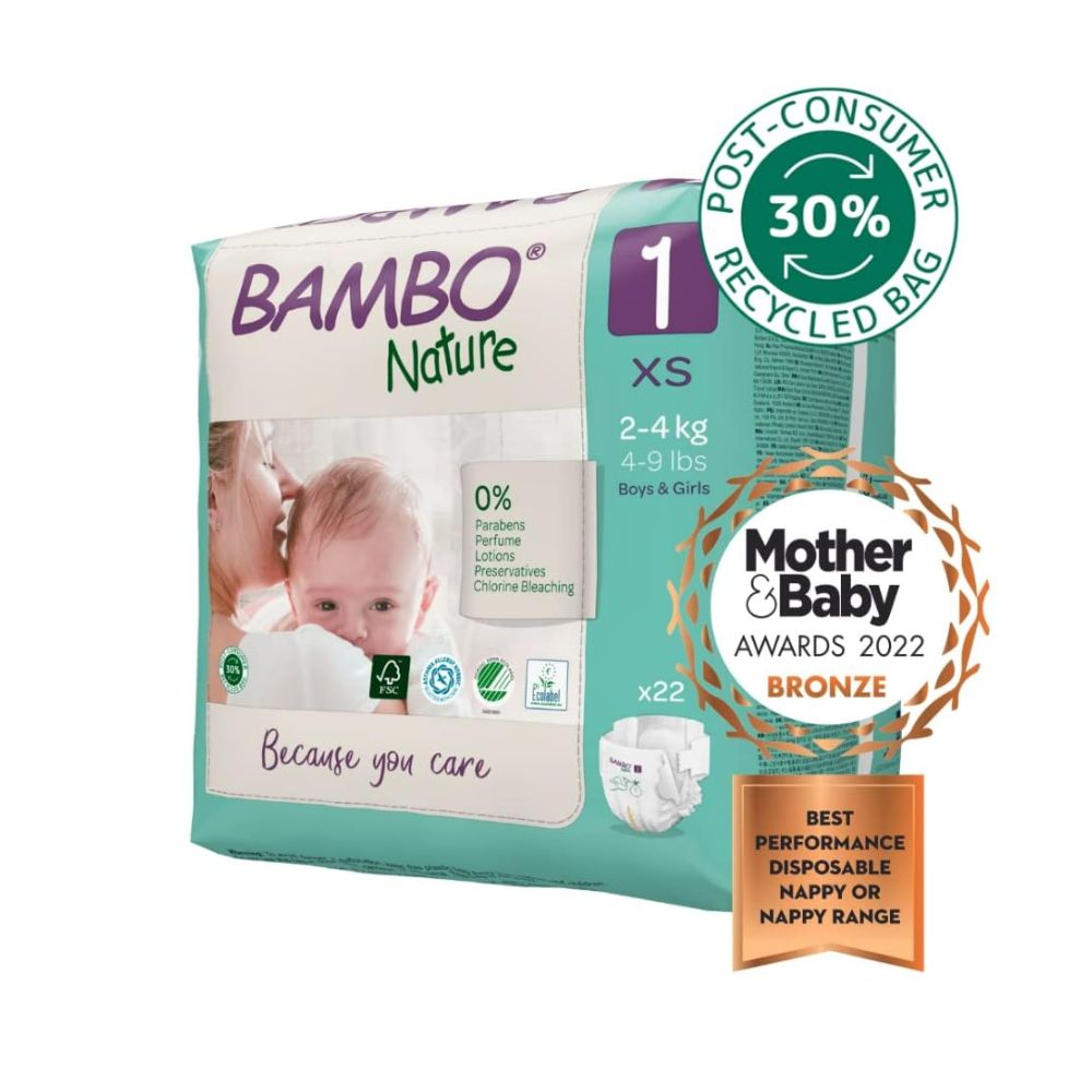 Skin Friendly Tape Diapers - Monthly Box - Size 1