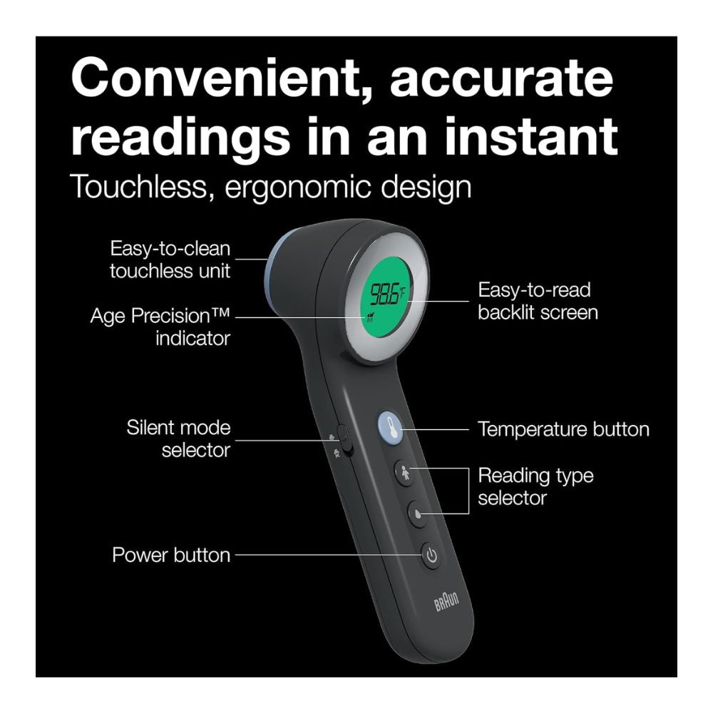 3-in-1 No Touch Thermometer with Age Precision
