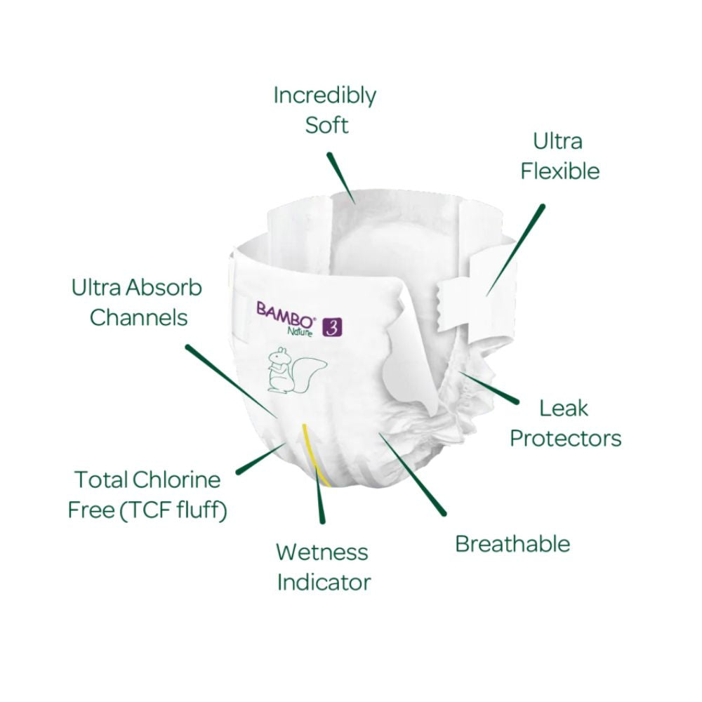 Skin Friendly Tape Diapers - Monthly Box - Size 3