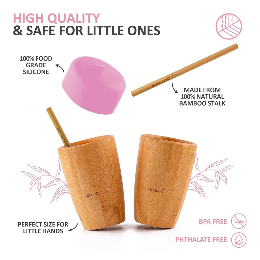 Bamboo Big Cup - 210 ml -Pink