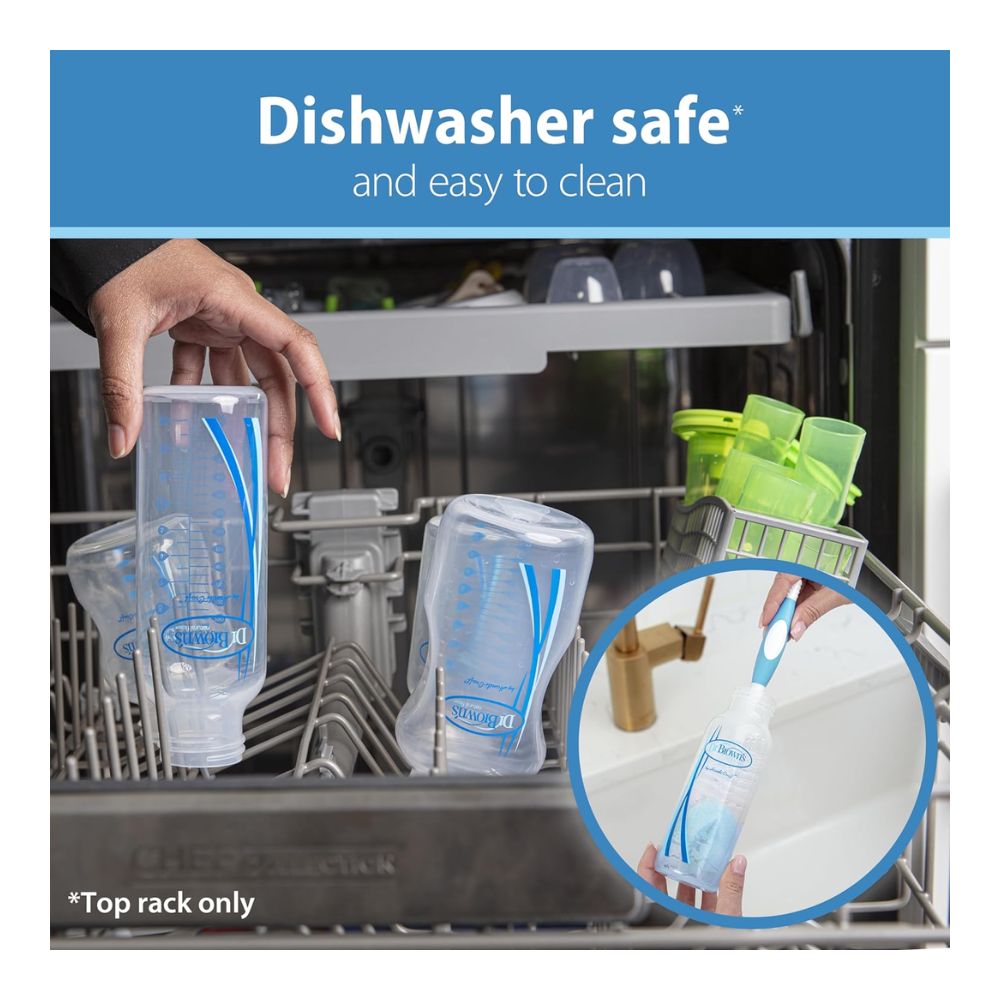 Anti-Colic Options+ Wide-Neck Glass Feeding Bottle