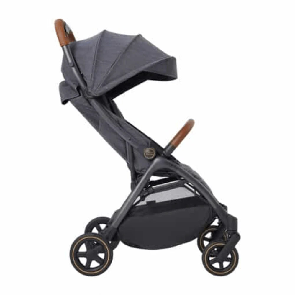 Gravity II, Auto One - Handed Fold Stroller, Birth to 4 years - Marble Blue