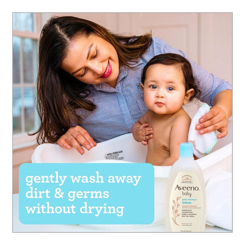 Baby Daily Moisture Wash & Shampoo - 976 ml