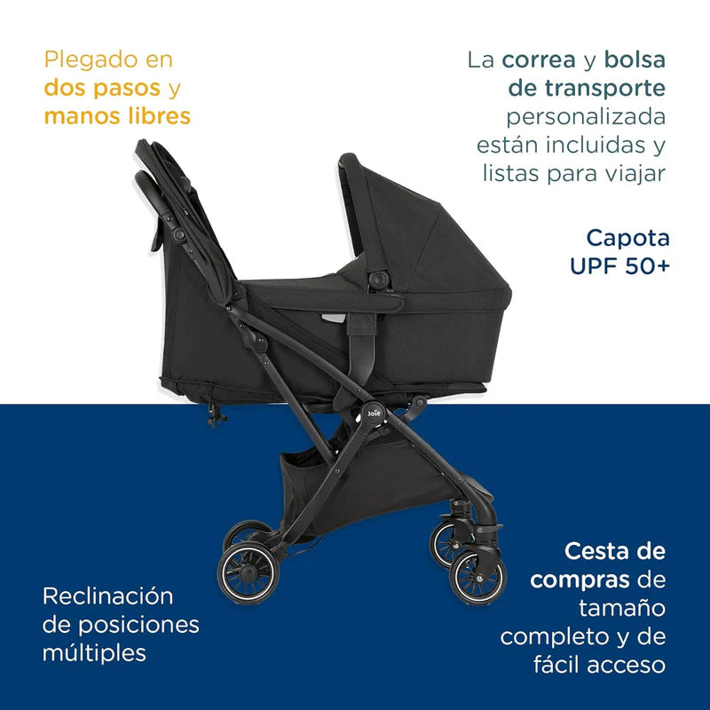 Tourist 3in1 Compact Stroller - Shale