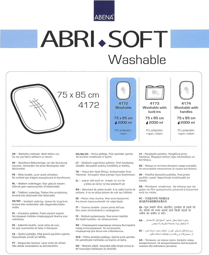 Breathable Washable Incontinence Bed Protection Pad -75x85cm