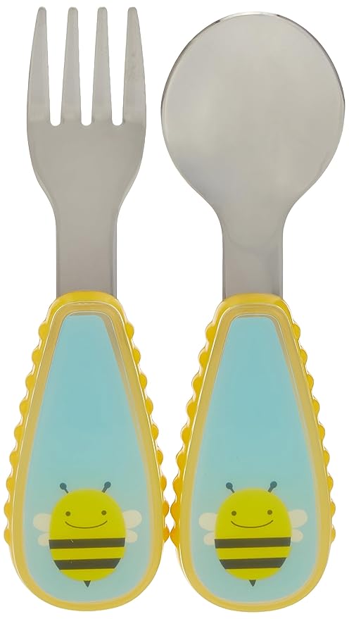 Zoo Utensils Fork & Spoon - Bee