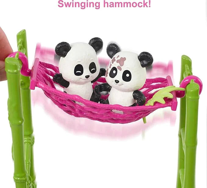 Barbie Careers Doll & Playset, Baby Panda Care and Rescue with Vet Doll