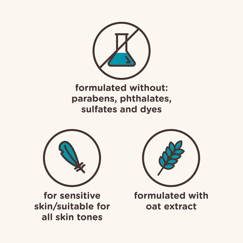 Kids Sensitive Skin Face & Body Wash With Oat Extract - 532Ml
