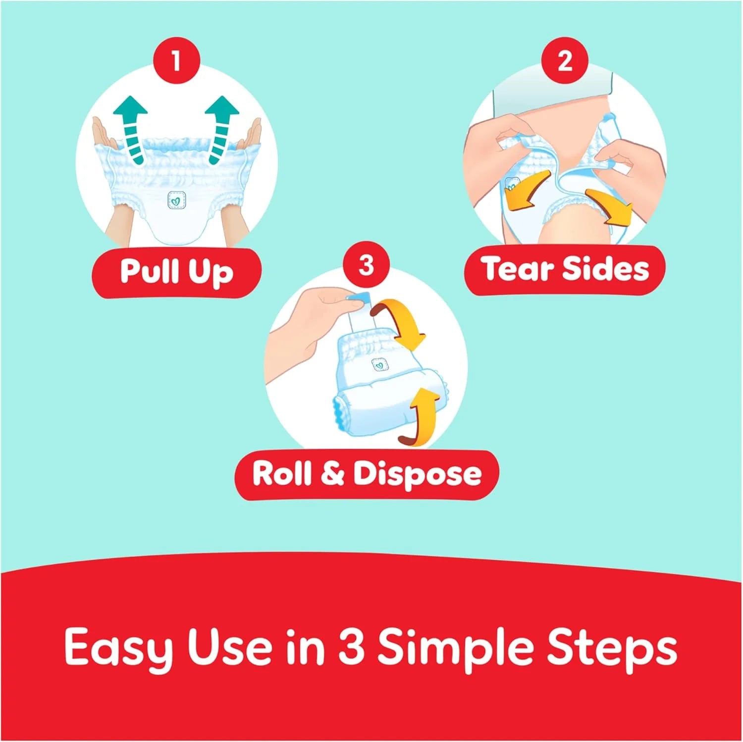 Ultimate Comfort Pants Size 4 9-14kg 50 Pants (Made In Egypt)