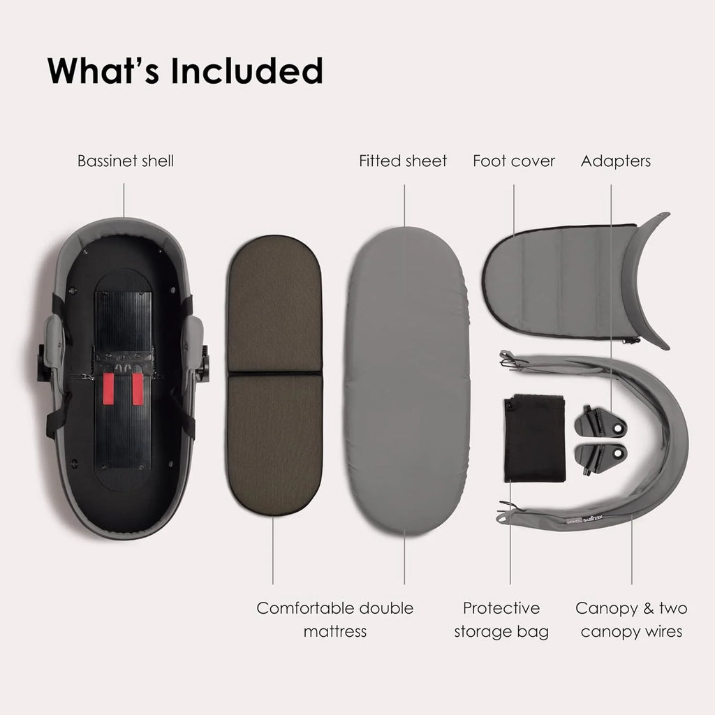 Babyzen YOYO Bassinet for Newborns - Grey