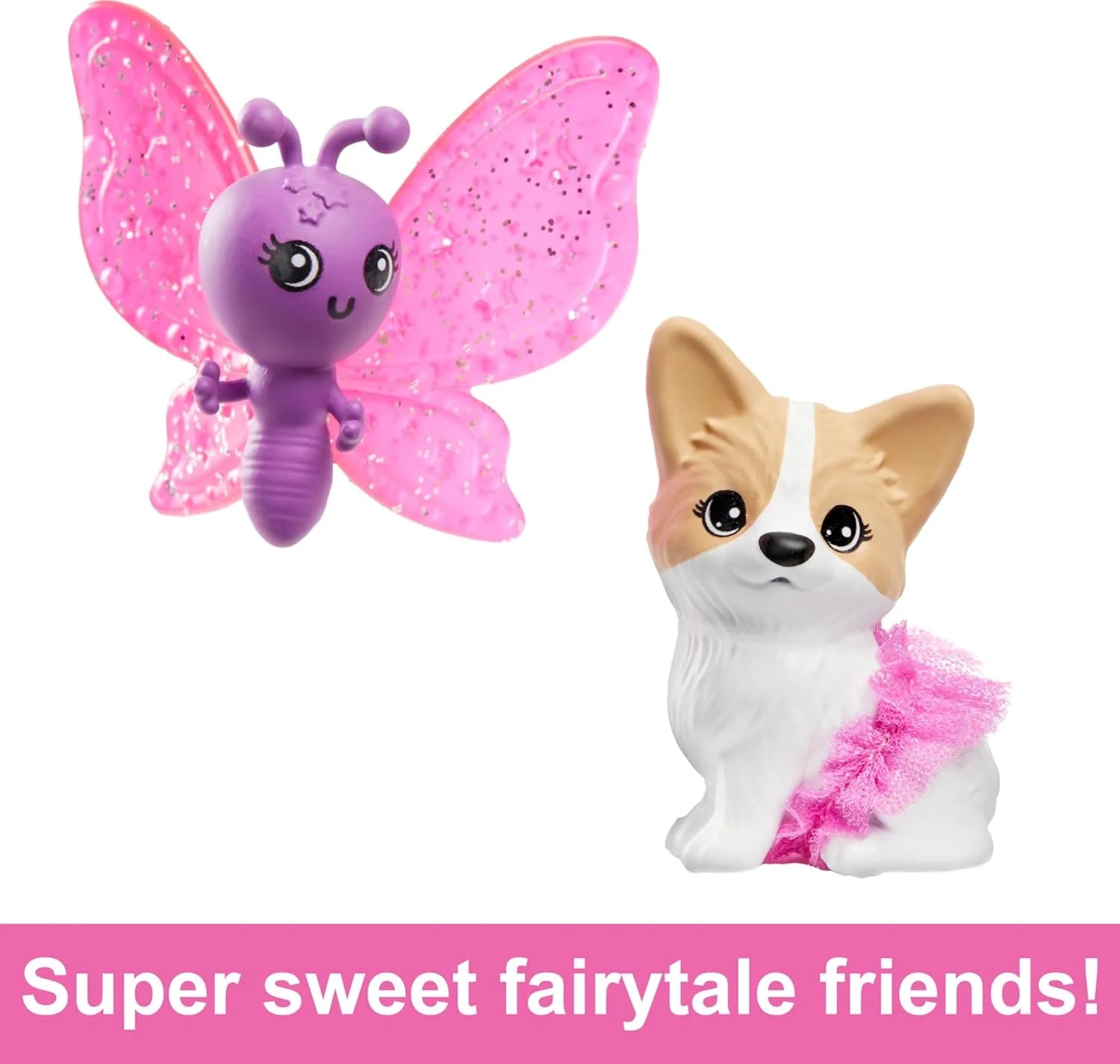 Barbie 7-Inch Long Hair Brooklyn Doll With 2 Fantasy Pets & Dress, From A Touch Of Magic