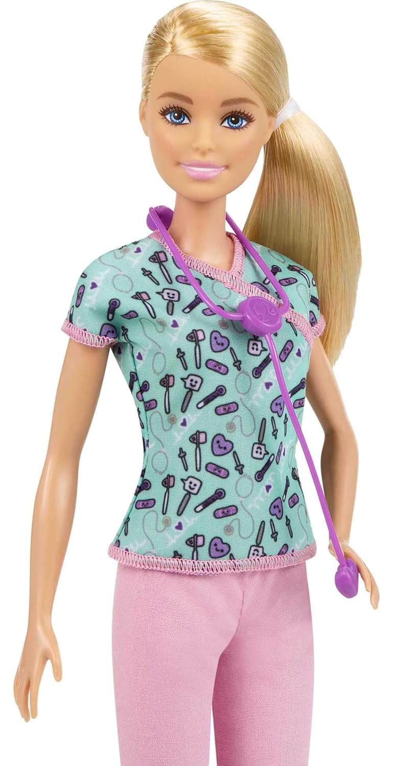 Barbie Nurse Blonde Doll