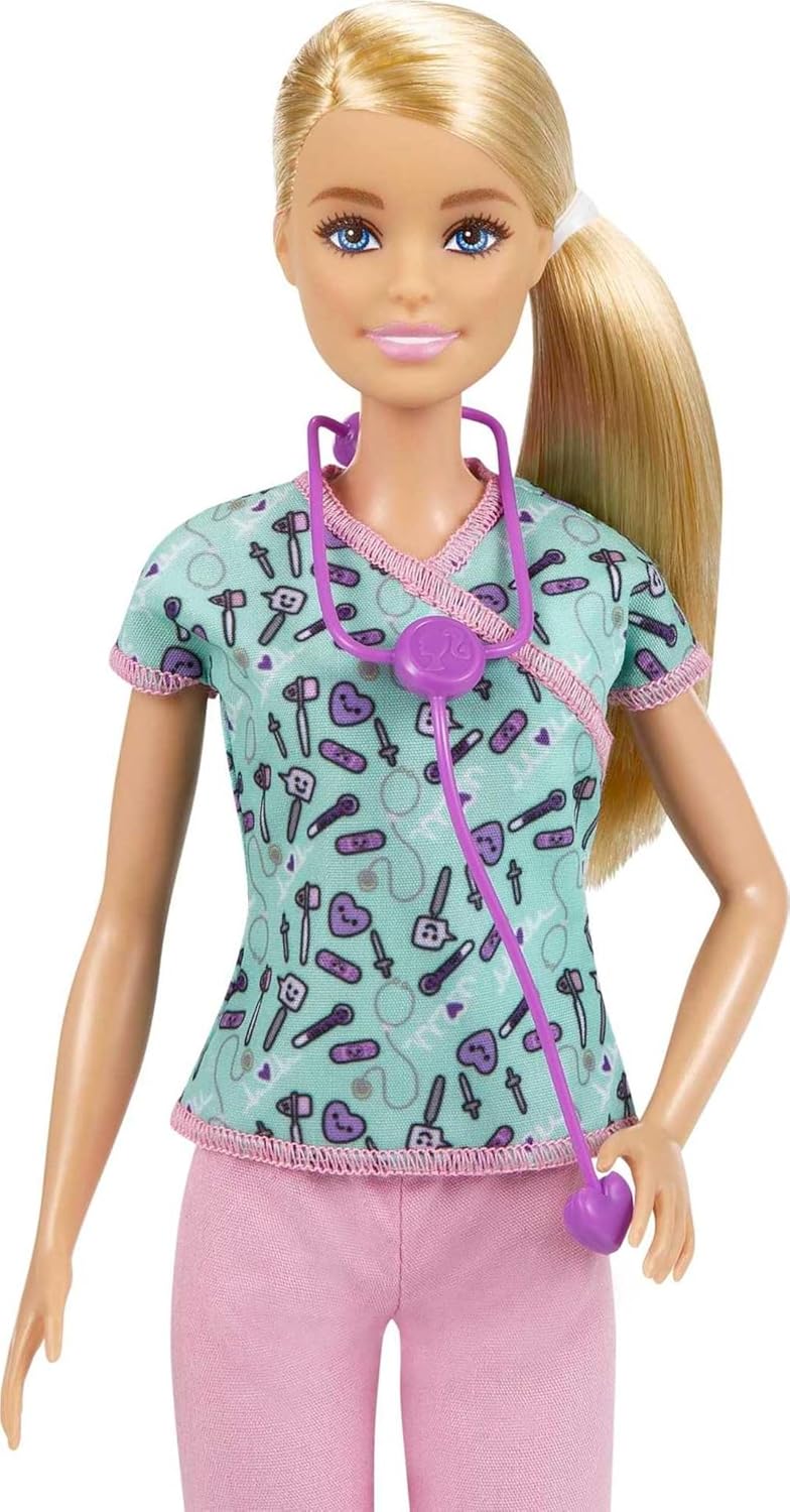 Barbie Nurse Blonde Doll