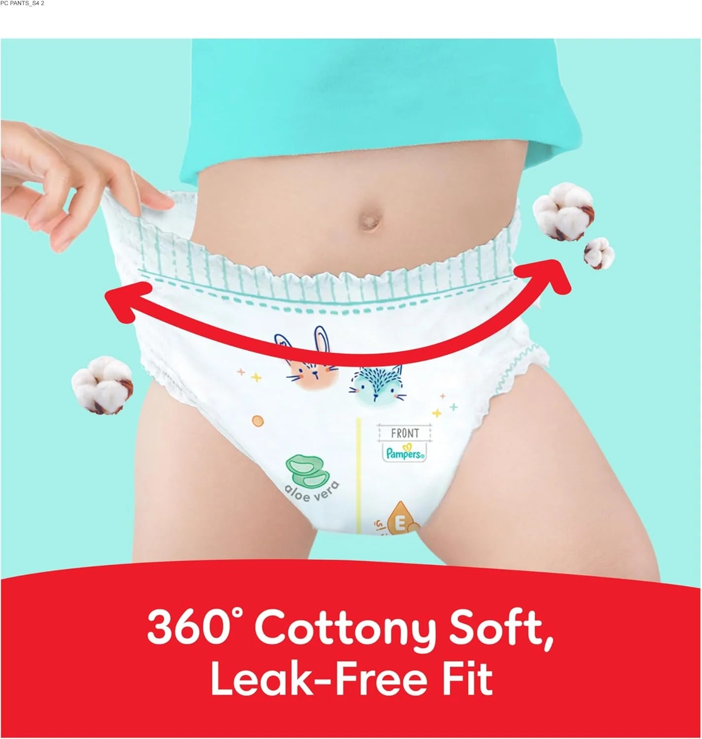 Ultimate Comfort Pants Size 4 9-14kg 50 Pants (Made In Egypt)