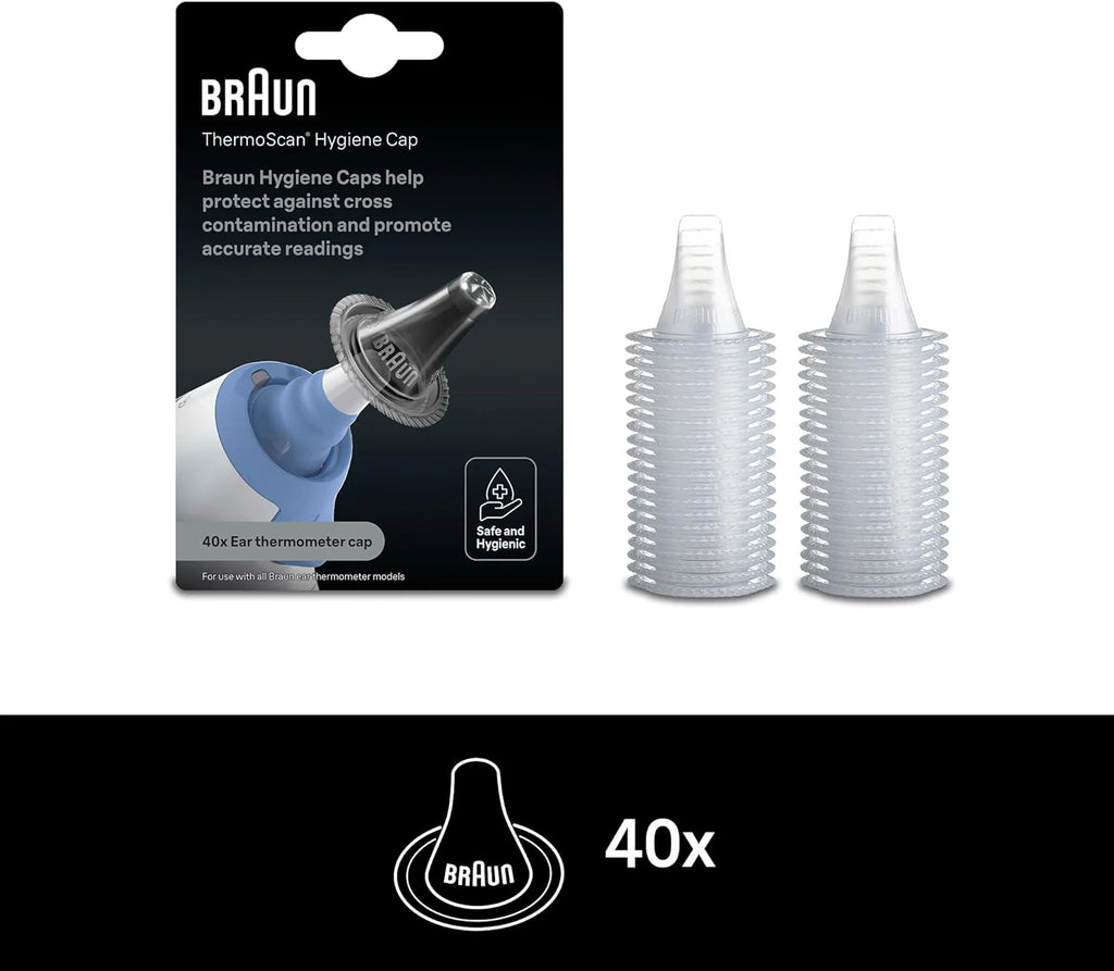 Braun ThermoScan Hygiene Caps (Pk40)