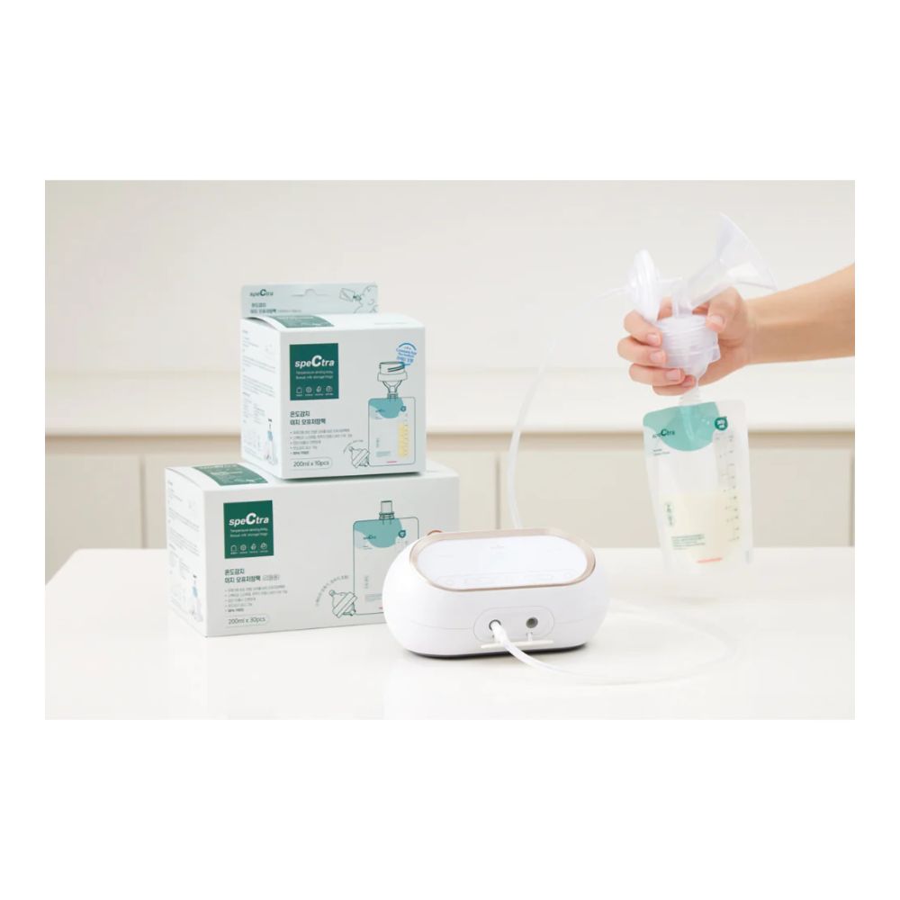 Easy Milk Storage Bags with Connector, 200 ml - 10 pcs