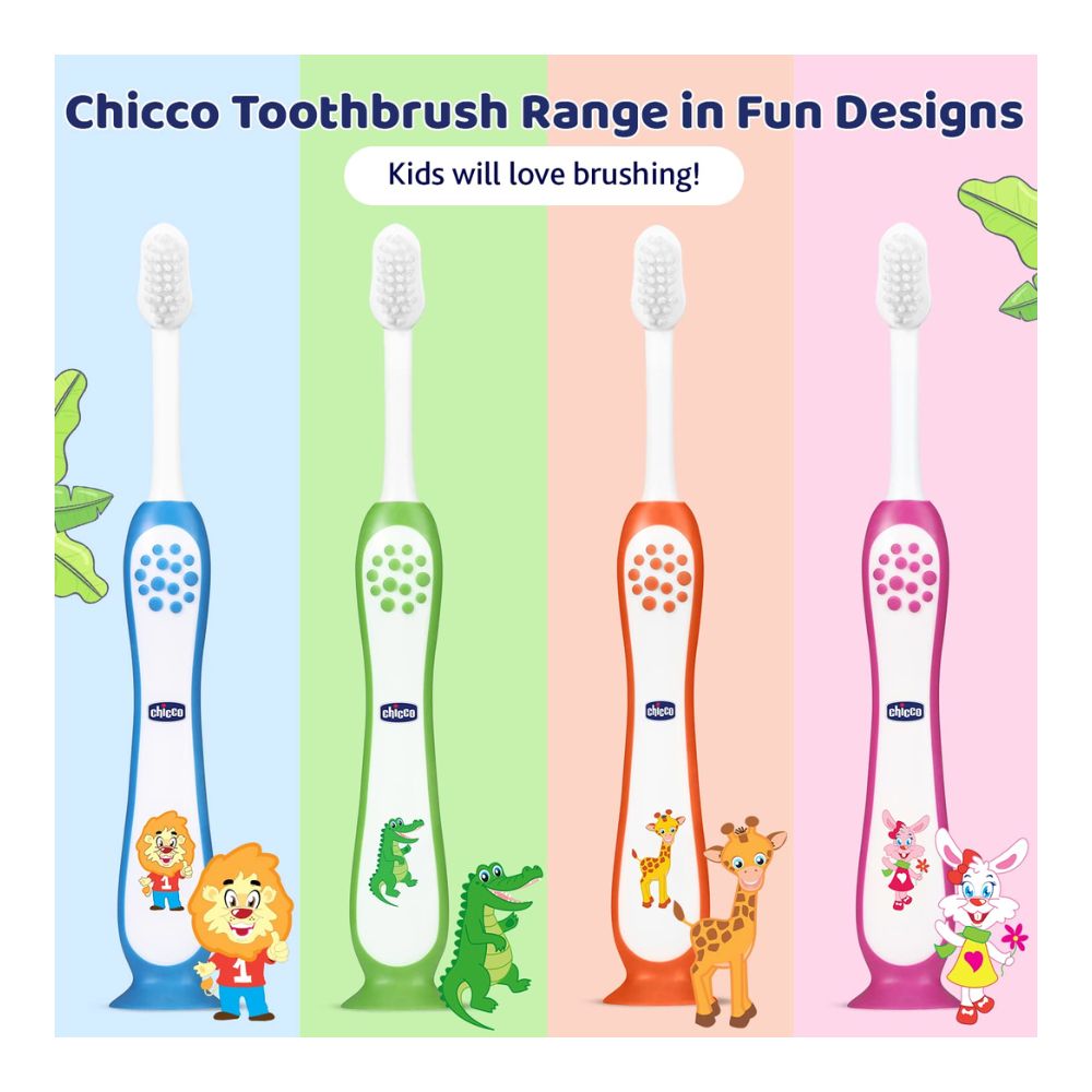 Toothbrush Pink 3Y-8Y- Green