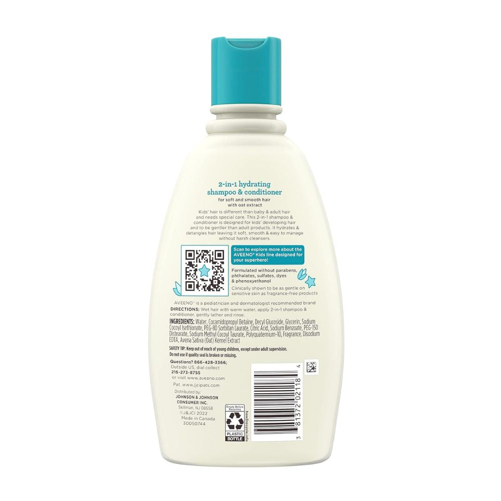 Kids 2-in-1 Hydrating Shampoo & Conditioner - 354 ml