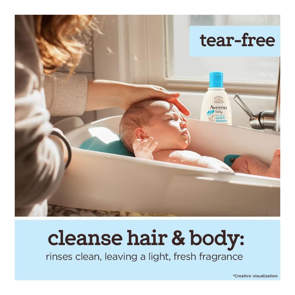 Baby Daily Moisture Wash & Shampoo - 532 ml