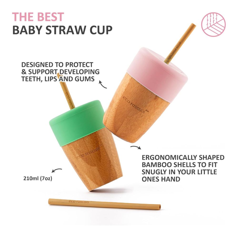 Bamboo Big Cup - 210 ml -Pink